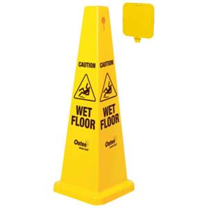 Caution Wet Floor Cone Sign- Medium