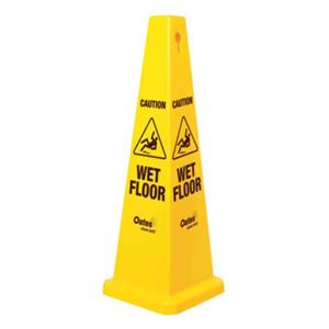 Caution Wet Floor Cone Sign- Large
