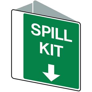 Double Side Spill Kit Sign 225 x 225mm