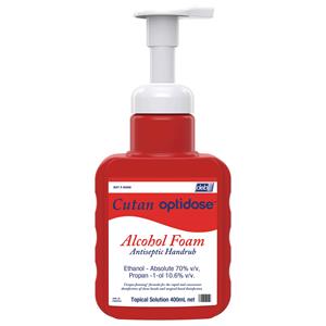 Cutan Optidose Foam Sanitiser 400ml