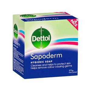 Dettol Sapoderm Soap Bar 125g