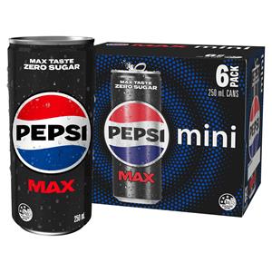 Pepsi Max Slim Can 250ml