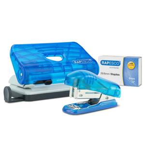 Rapesco Mini Stapler+Staples+Punch 