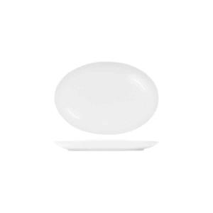 TABLEKRAFT WHITE OVAL COUPE PLATTER300MM