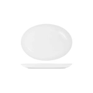 TABLEKRAFT WHITE OVAL COUPE PLATTER355MM