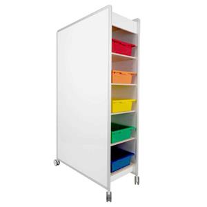 VC Huddle Mobile D/Sided + 10 Tote Trays
