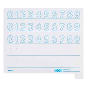 COS Numbers 0-9 Magnetic Sheet 30x25cm