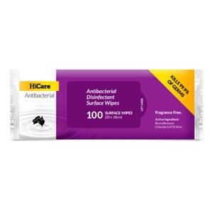 HiCare Antibacterial Surface Wipes