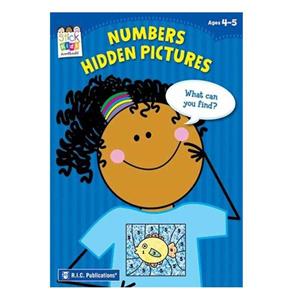 Numbers Hidden Pictures Workbook Age 4-5