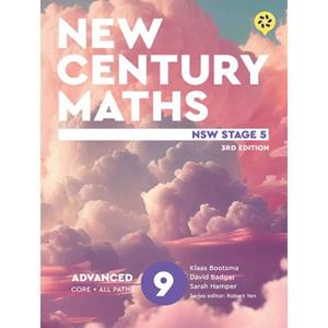 New Century Maths Yr 9 Advance Book