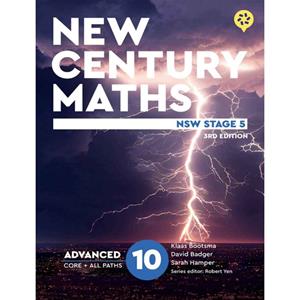 New Century Maths Yr 10 Advance Book