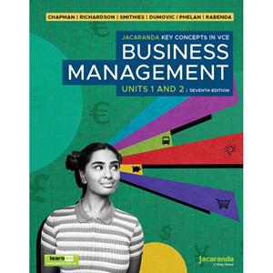 Key Concepts VCE Business MGT 7th Ed 1&2