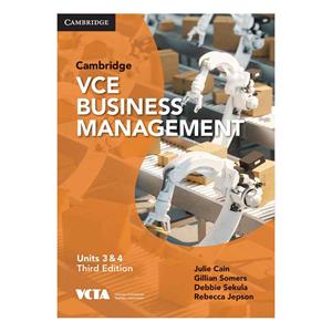 Cambridge VCE Business MGT 3rd Ed 3&4