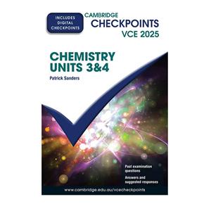 Checkpoints VCE 2025 Chemistry Unit 3&4
