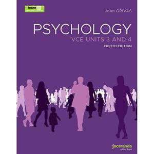 Psychology VCE Print & eBookPLUS U 3&4