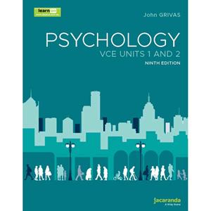 Psychology VCE Print & eBookPLUS U 1&2