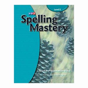 Spelling Mastery Lvl E Teachers Material