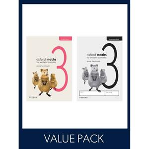 Oxford Maths Student Value Pack WA Yr 3