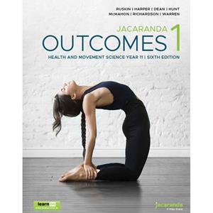 Outcomes 1 Health and Movement Sciences 