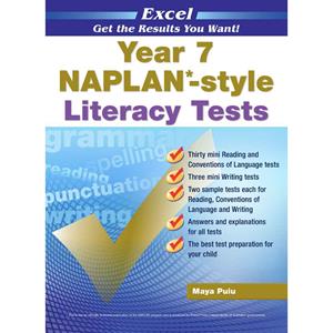 Excel NAPLAN Style Literacy Tests Year 7