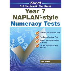 Excel NAPLAN Style Numeracy Tests Year 7