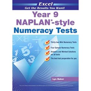 Excel NAPLAN Style Numeracy Tests Year 9