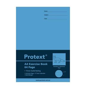 Protext Book PP A4 11mm Ruled 70gsm 64Pg