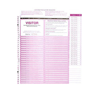 Zions Visitors Book Register Refills