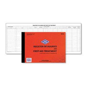 Zions Register Of Injuries & First Aid